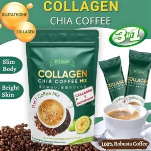 21CAD Fitgum Collagen Chia Coffee 12gx10sachets