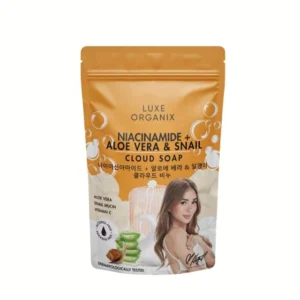 13CAD Luxe Organix Niacinamide+ Aloe Vera & Snail Cloud soap
