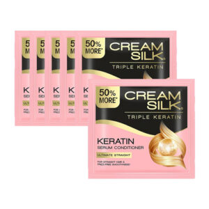 14CAD CREAMSILK TRIPLE KERATIN SERUM CONDITIONER sachets 15ml (1X12pcs)