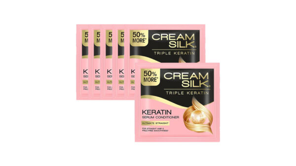 14CAD CREAMSILK TRIPLE KERATIN SERUM CONDITIONER sachets 15ml (1X12pcs)