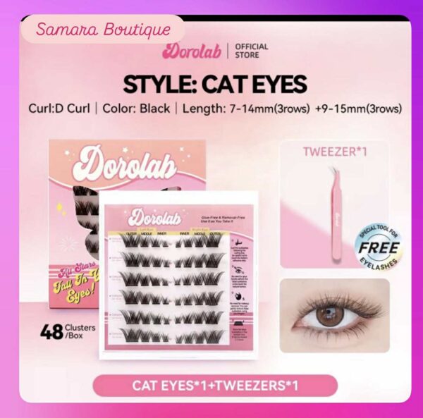 18CAD Dorolab Glue-free False Eyelashes - Image 2