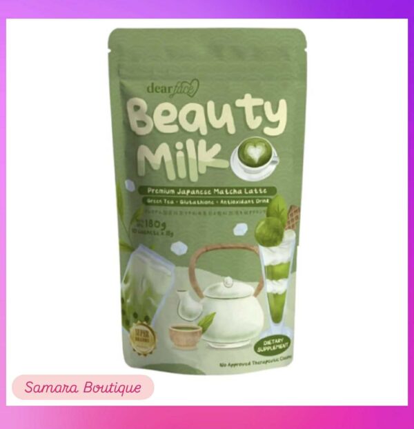 23CAD-Beauty Milk-Matcha -latte-Flavor-10-SachetsX18g