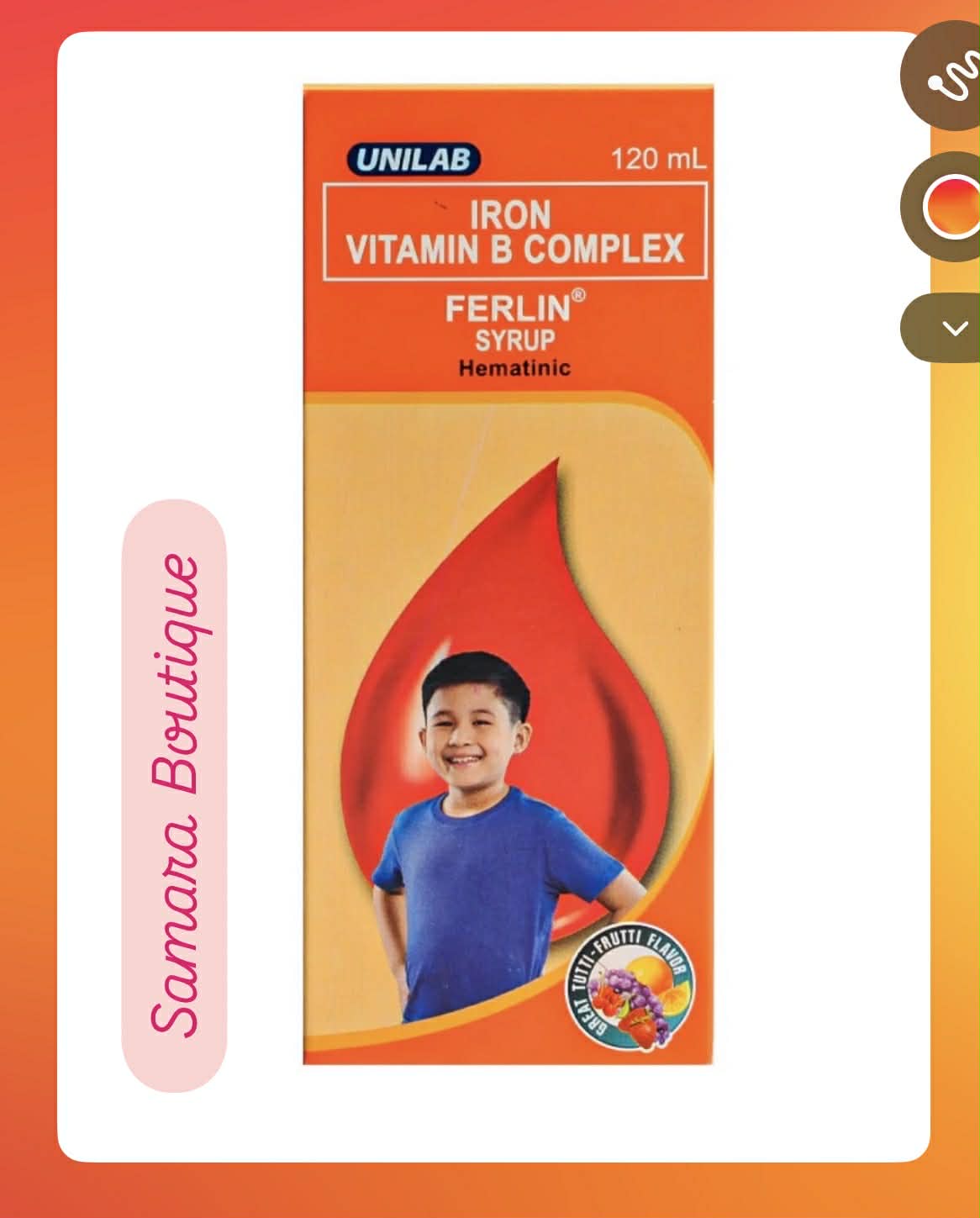 23CAD Ferlin syrup Unilab 120ml